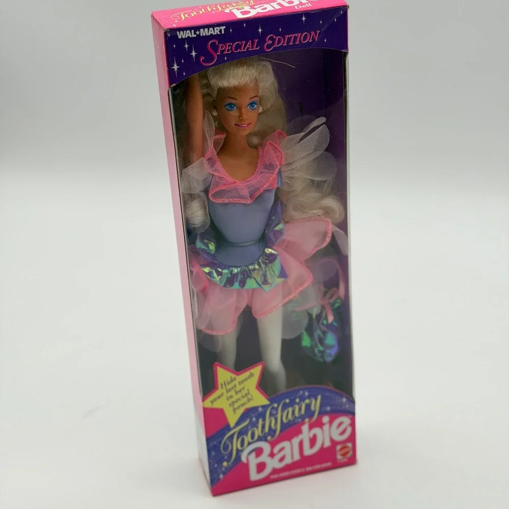 Vintage 1993 Toothfairy Barbie Doll Special Edition Walmart Mattel 11645 NIB